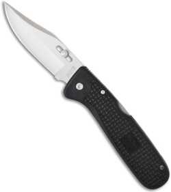SOG AutoClip Folding Knife (3.5" Satin Plain) AC-20