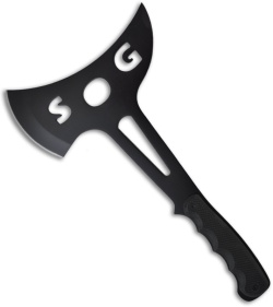 SOG Fusion Tactical Battle Throwing Axe w/ Nylon Sheath F02T