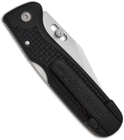SOG Mini AutoClip Folding Knife (2.86" Satin Plain) AC-10