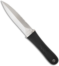 SOG Pentagon S14 Fixed Blade Knife (5" Satin Serr)