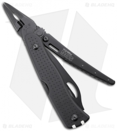 SOG PowerDuo Black Multi-Tool (2.9" Black Plain) PD02-N