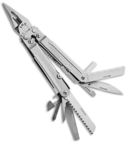 Sog Powerlock Satin Finish Multi-Tool Saw & Bottle Opener w/ Wire Stripper
