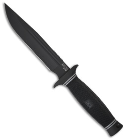 SOG Gov-Tac Fixed Blade Knife w/ Kydex Sheath (6.1" Black Plain) S21T