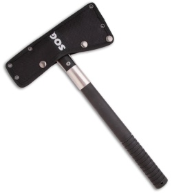 SOG Fusion Satin Tactical Tomahawk Axe w/ Nylon Sheath F01P-N