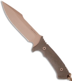 Spartan Blades Harsey Model II Knife Fixed Blade (6" Dark Earth Plain) SB16
