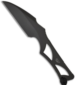 Spartan Blades Phobos Knife Fixed Blade Neck EDC (2.8" Black Plain) SB12