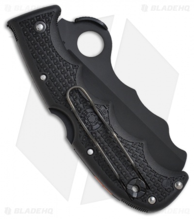 Spyderco Rescue Assist I Black FRN Folding Knife (3.69" Black Serr) C79PSBBK