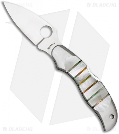 Spyderco Kopa Pearl & Abalone Knife Limited Edition C92PAP
