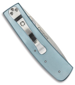 Spyderco Centofante Memory Folding Pocket Knife (Satin Plain) C155TIP