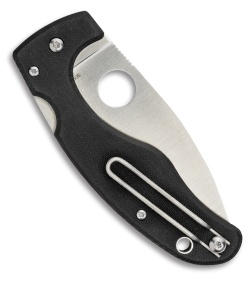 Spyderco Junior G-10 Folding Pocket Knife (Satin Plain) C150GP