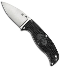 Spyderco Enuff Leaf Fixed Blade Knife (2.75" Satin Plain) FB31PBK