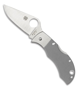 Spyderco Manbug Folding Knife (1.88" Satin Plain) MGGYP