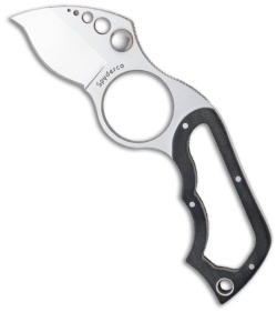 Spyderco Spot Fixed Blade Knife w/ Micarta FB08BMP (1.63" Satin Plain)