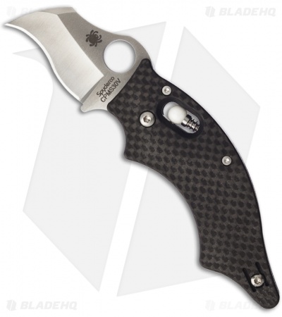 Spyderco Dodo Knife Carbon Fiber Sprint Run (2.06" Satin Plain) C80CFP