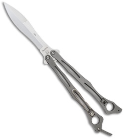 Spyderco SpyderFly Butterfly Bali Flipper VG-10 Knife (4.125" Plain) B01P