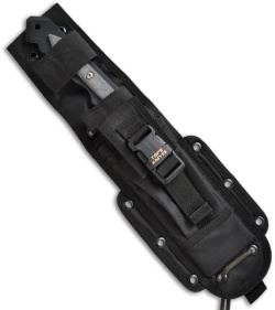 TOPS Knives Cuma Tak-Ri Knife Kukri Fixed Blade (7" Black Plain) CUMATK-01