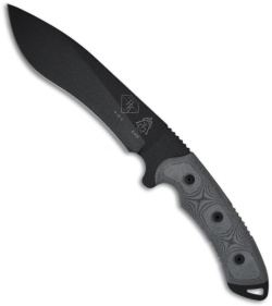 TOPS Knives Dart Fixed Blade Knife S30V Steel (7" Black Plain) DART-001
