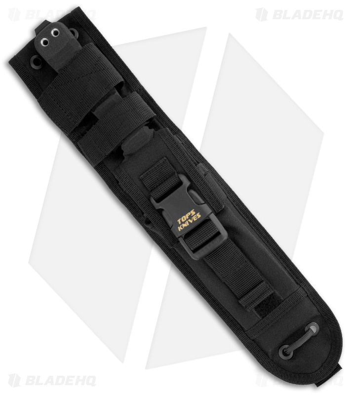 TOPS Knives Zero Dark 30 Knife Fixed Blade (6" Black Plain) Blade HQ