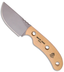 TOPS White Fang Fixed Blade Knife (3.25" Bead Plain) WHTF-01