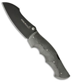 Viper Knives Rhino Folding Knife Black Micarta (4.25" Black Plain) V5904BK