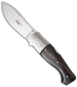 Viper Knives Venator Folding Knife w/ Ebony Wood (3.75" Satin) V5810EB