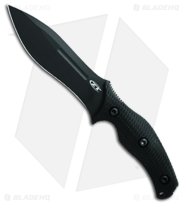Zero Tolerance 0100 Ken Onion Military Fixed Blade Knife (5.75" Black