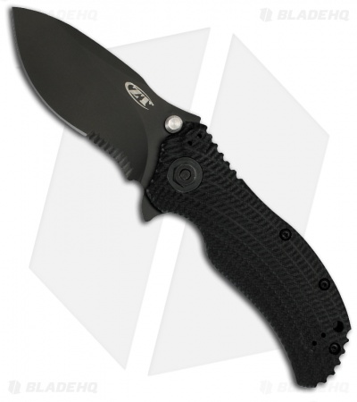 Zero Tolerance 0300ST Strider Onion Folder Knife (Black Serr)