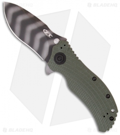 Zero Tolerance 0301 Strider Onion Knife Ranger Green (3.75" Tiger Stripe) ZT