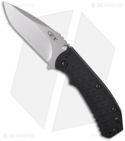 Zero Tolerance 0550 Knife Hinderer ZT Folder (3.5" Stonewash Plain)