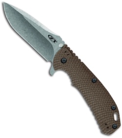 Zero Tolerance Hinderer 0561 Knife Dark Earth G10 (3.75" SW Plain) Preorder