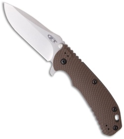 Zero Tolerance Hinderer 0561 Knife Dark Earth G10 (3.75" Stonewash Plain) ZT