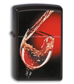 Zippo Lighter Glass of Wine 28179