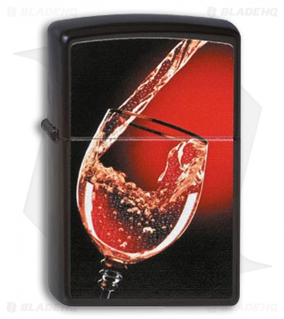 Zippo Lighter Glass of Wine 28179