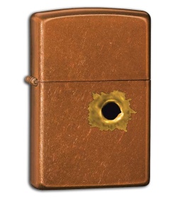 Zippo Lighter - Bullet Hole 24717