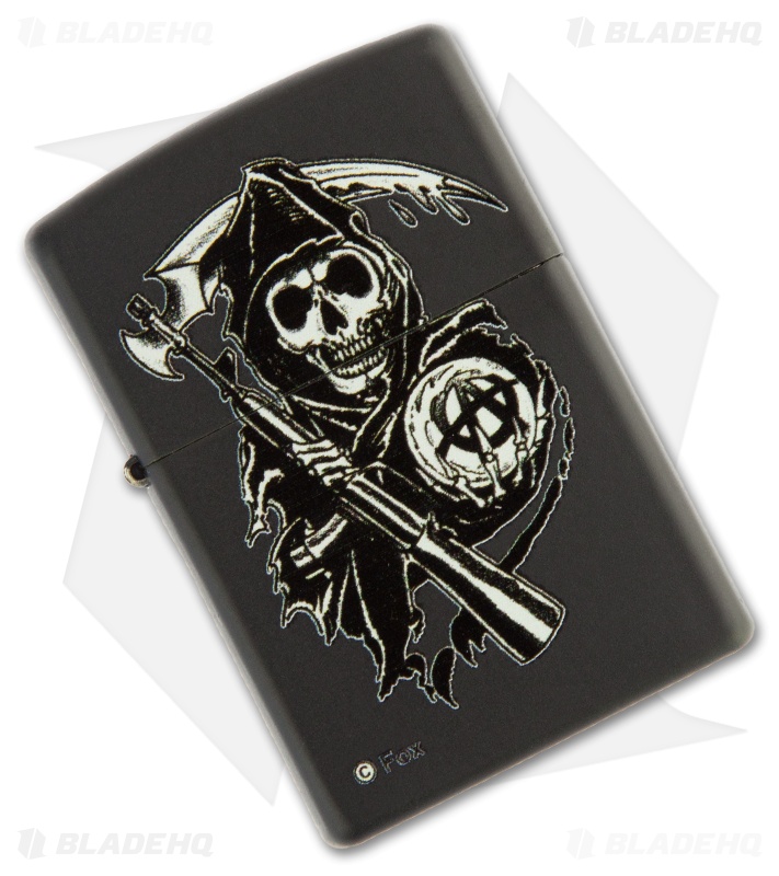 Zippo Sons of Anarchy Reaper Lighter 28504 Blade HQ