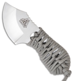 A.R.S. Shanghai Shank Neck Knife w/ Foliage (2" Satin Plain) ARS07GY