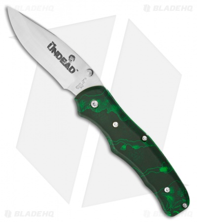 Bear OPS Rancor UNDEAD MC-100 Reaper Z Liner Lock Knife (3.5" Satin)