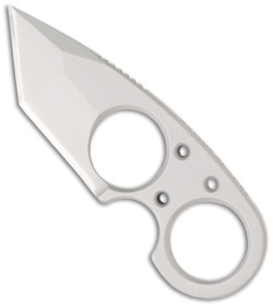 Brous Blades Silent Soldier Tanto Neck Knife Fixed (Bead Blast)