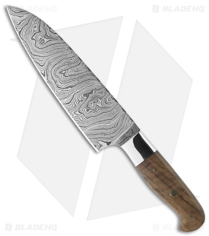 buck n bear 6 25 quot utility kitchen knife walnut handle damascus blade hq buck n bear 6 25 quot utility kitchen knife walnut handle damascus blade hq