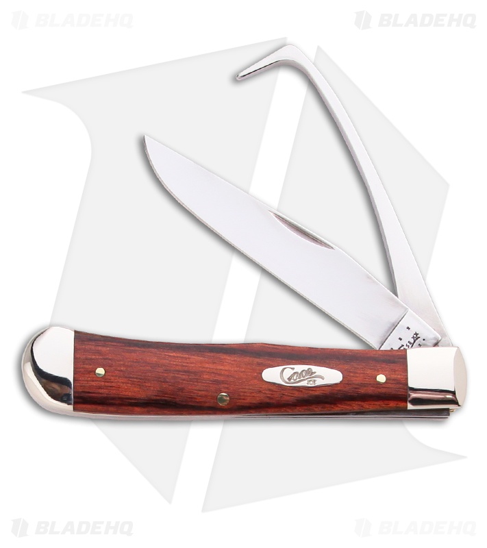 Case Equestrian Pocket Knife 4.125" Rosewood (7254HP SS) 02259 Blade HQ