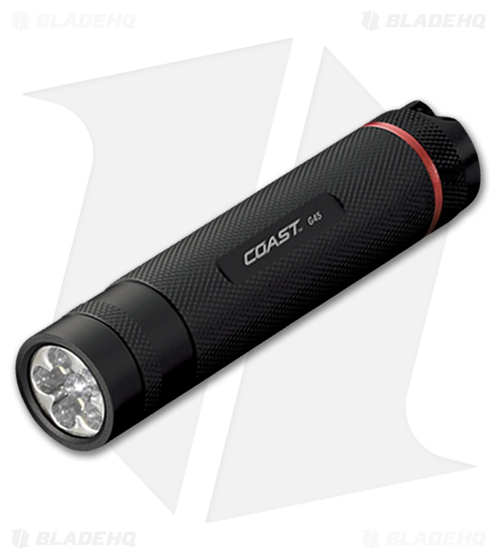 Coast G45 LED Flashlight (135 Lumens) Blade HQ