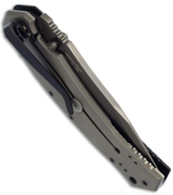 Combative Edge M1 Drop Point Folding Knife (3.75" Black Plain)