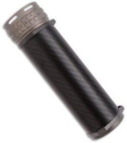 Exotac LIFECAP Carbon Fiber Waterproof Container Storage Capsule (Gunmetal)