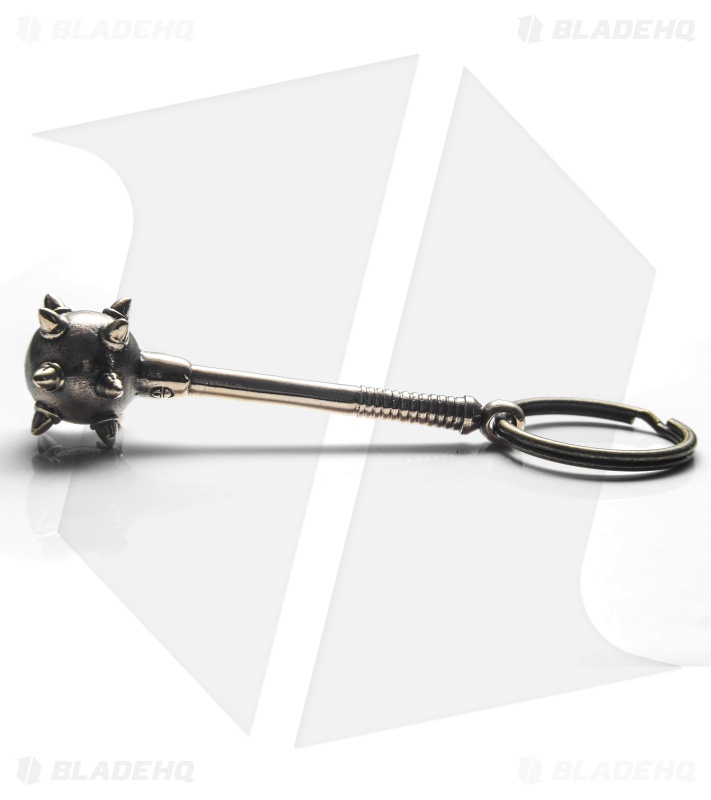 GD Skulls Spiked Mace Club Keychain Bronze Blade HQ