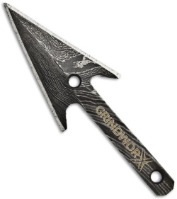 Grindworx Damascus Arrowhead (2.6")