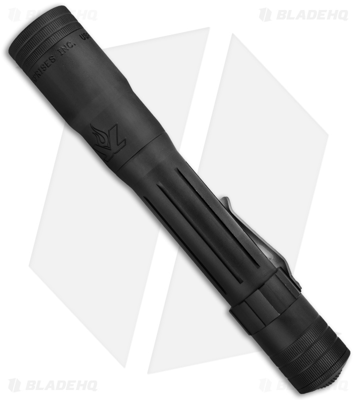 LensLight 3x123 TripleOutput Flashlight Black Smooth Bezel (850 Lumens