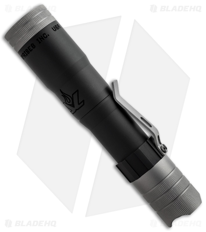 LensLight KO Black DualOutput Flashlight w/ Ti Tailstand & Smooth