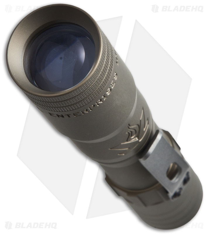 LensLight KO Tan Dual Output Flashlight Smooth Bezel LLKOT2S Blade HQ