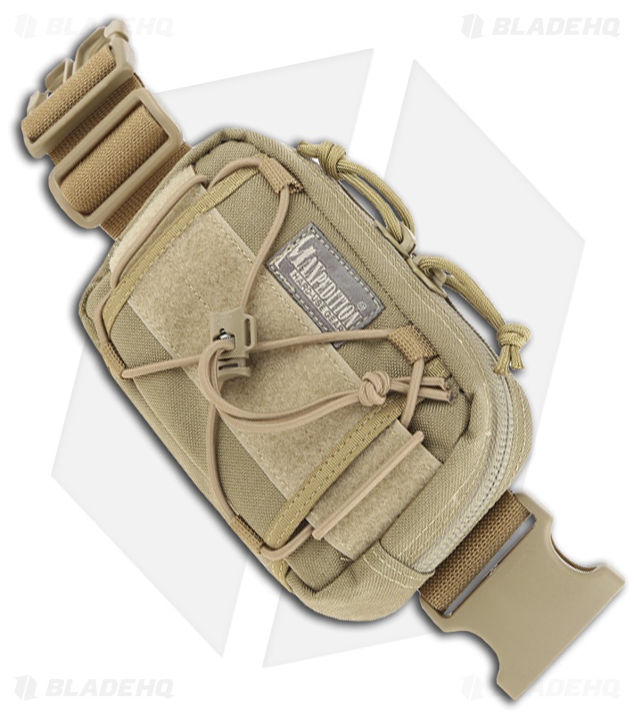 Maxpedition Janus Extension Pocket Khaki Pouch 8001K Blade HQ