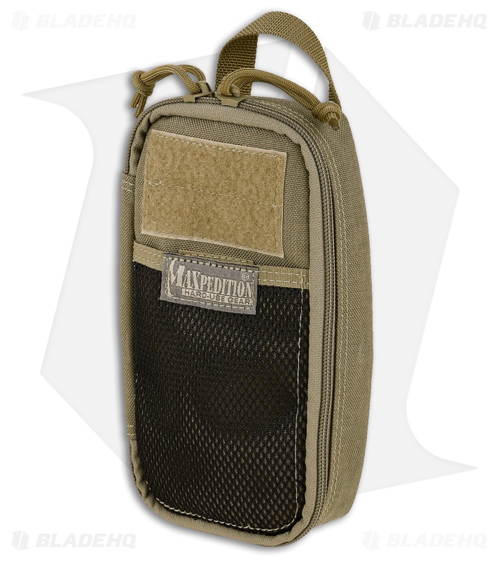 Maxpedition Skinny Pocket Organizer Pouch Khaki PT1312K Blade HQ